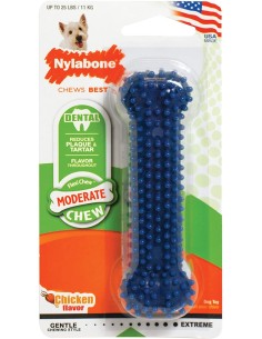 nylabone mordedor hueso azul 2