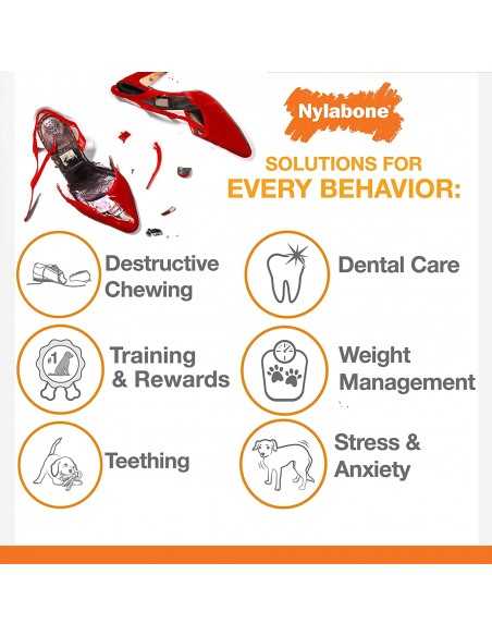 nylabone mordedor hueso azul