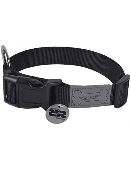 wouapy collar basic negro 20-30cm