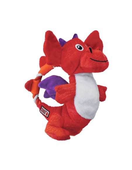 Peluche Perro Kong dragon con cuerda