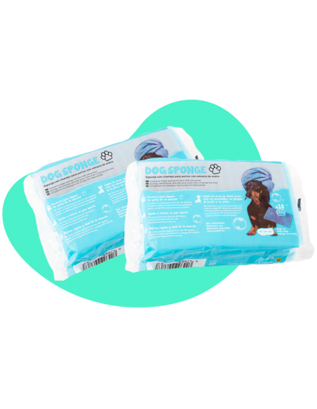 dogsponge esponja con champú perros (x10)