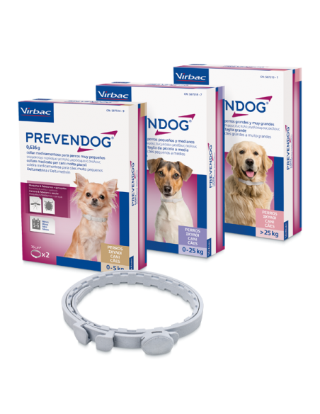 prevendog collar antiparasitario (pack 2 unidades)