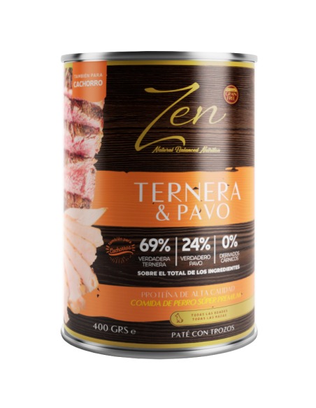 zen lata ternera y pavo