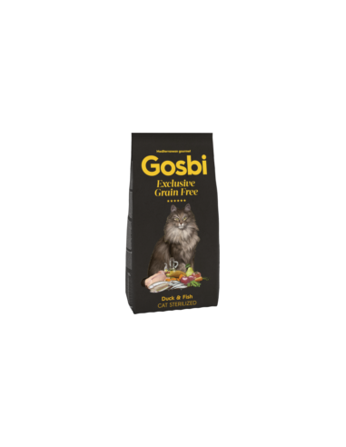 gosbi exclusive grain free cat adult sterilized 2kg.