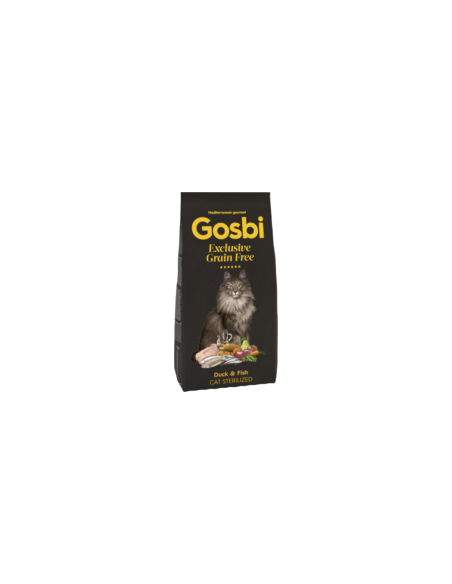 gosbi exclusive grain free cat adult sterilized 2kg.