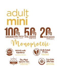 fresh adult pollo mini Pienso de perro 3kg 2