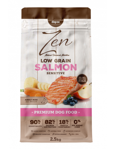 zen salmon mini low grain