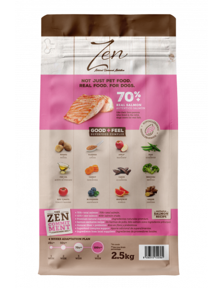 zen salmon mini low grain