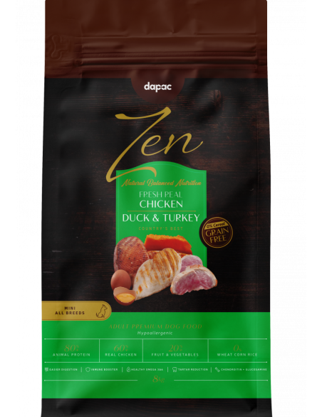 zen pollo, pato y pavo  mini