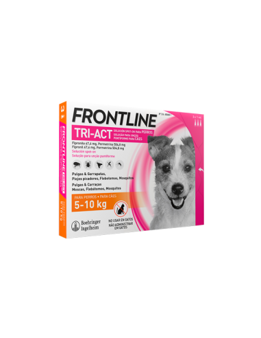 frontline tri-act caja 6 pipetas 5-10kg