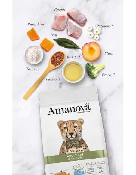 amanova pienso gato adulto conejo grain free