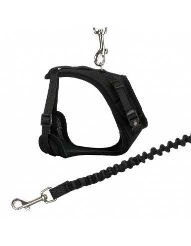 trixie arnés gato con correa elástica