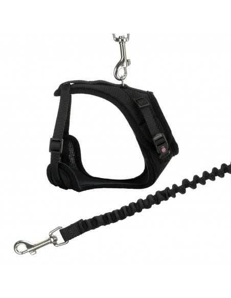 trixie arnés gato con correa elástica