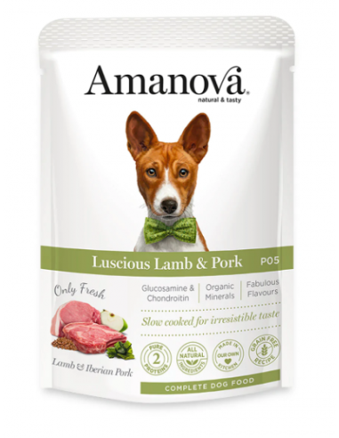 amanova lamb/pork pouch