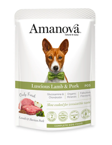 amanova lamb/pork pouch
