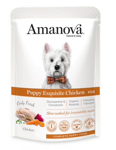 amanova puppy chicken pouch