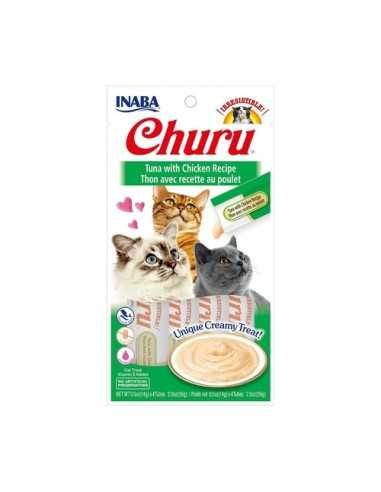 ciao churu snack gato crema suave atun/pollo