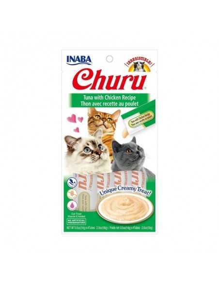 ciao churu snack gato crema suave atun/pollo