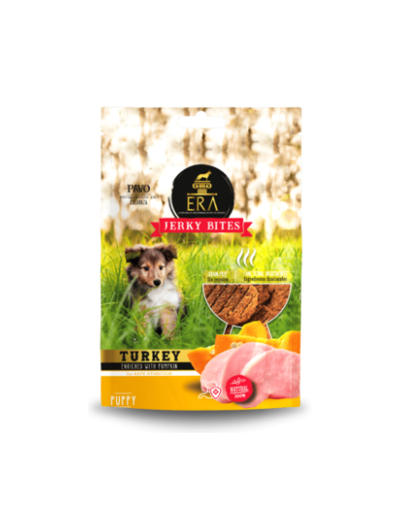 era snacks jerky grain free pavo puppy