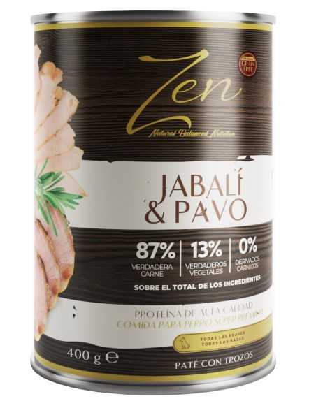 zen lata jabalí y pavo