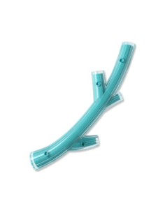 zeus duo rama turquesa pollo 23cm. 2