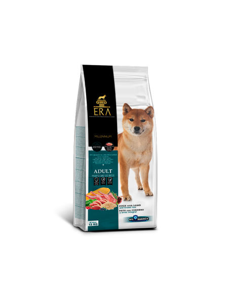 era millennium adult medium dog pato&cordero 2kg y 12kg