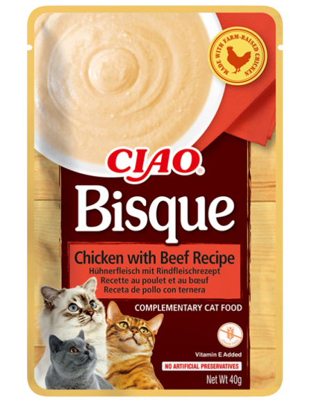 ciao pouch bisque pollo/ternera