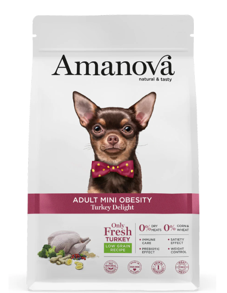 amanova adult mini obesity pavo 2kg