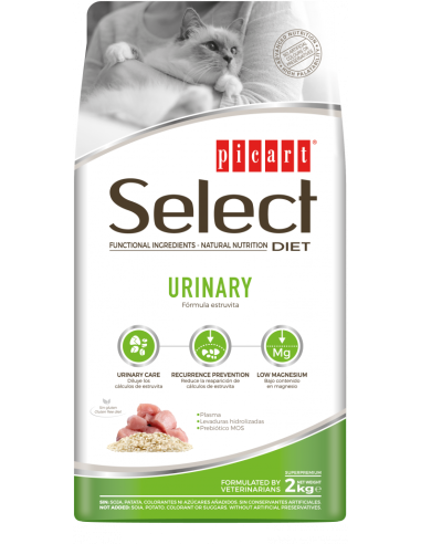 picart select diet cat urinary 2kg