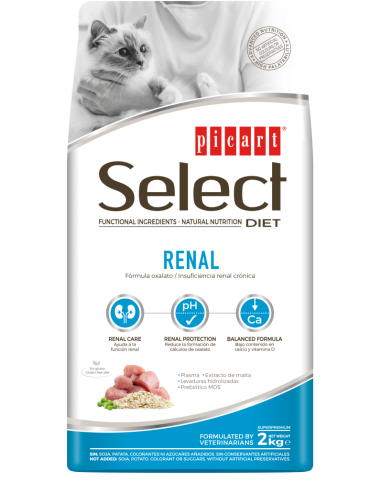 picart select diet cat renal 2kg