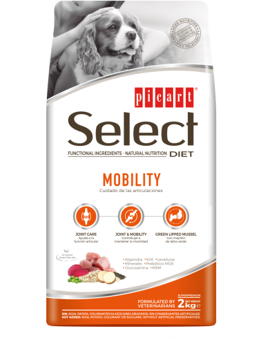 picart select dog diet mobility 2kg