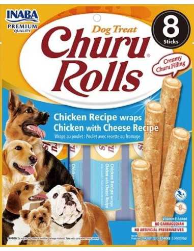 ciao churu rolls snack perro pollo/queso