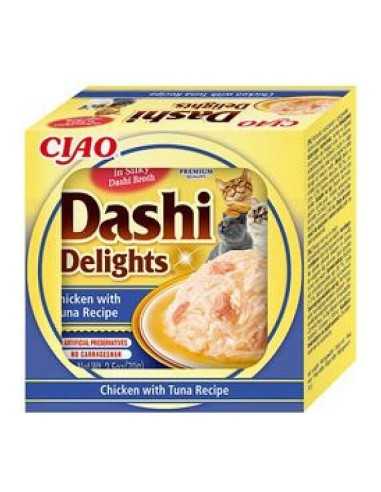 ciao dashi delights pollo y atun 70gr.