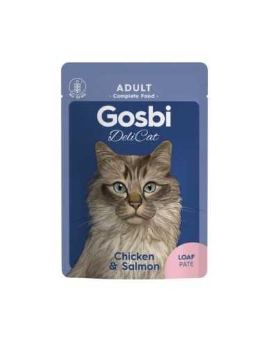 gosbi delicat paté pollo con salmón 70gr.