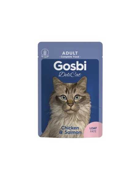 gosbi delicat paté pollo con salmón 70gr.
