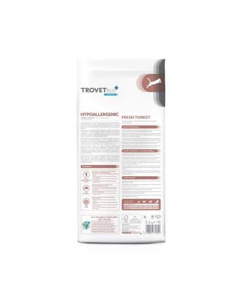 trovet plus pienso gato esterilizado hipoalergénico pavo 2,5kg