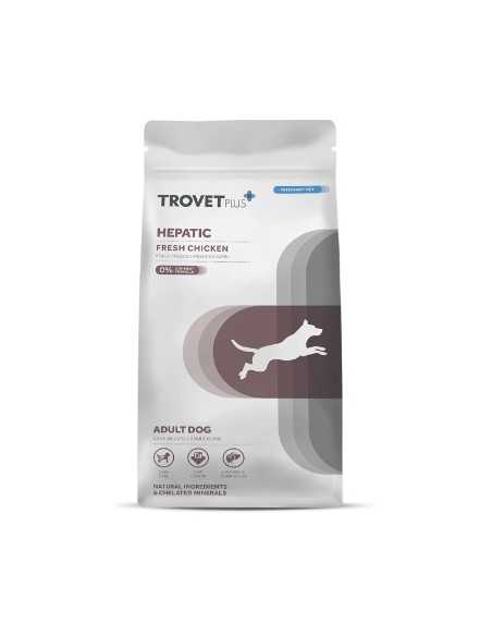 trovet plus pienso perro hepático pollo