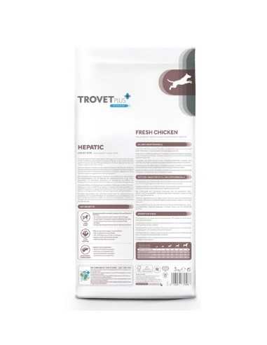 trovet plus pienso perro hepático pollo