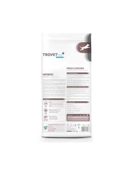 trovet plus pienso perro hepático pollo