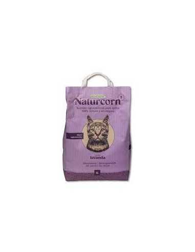 wuapu naturcorn 6l absorbente gatos lavanda