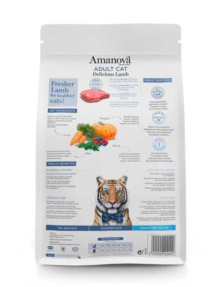 amanova pienso gato adulto cordero grain free