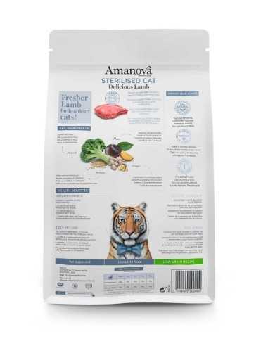 amanova pienso gato esterilizado cordero low grain