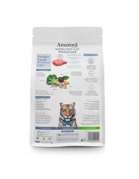 amanova pienso gato esterilizado cordero low grain