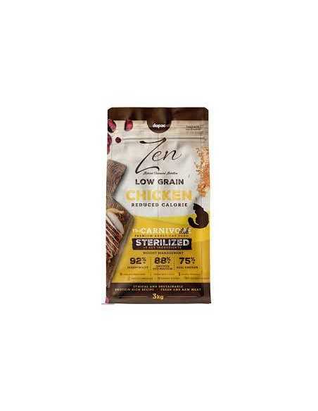 zen low grain the carnivore gato esterilizado pollo