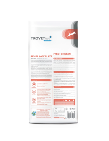 trovet plus pienso gato renal y oxalato 2,5kg