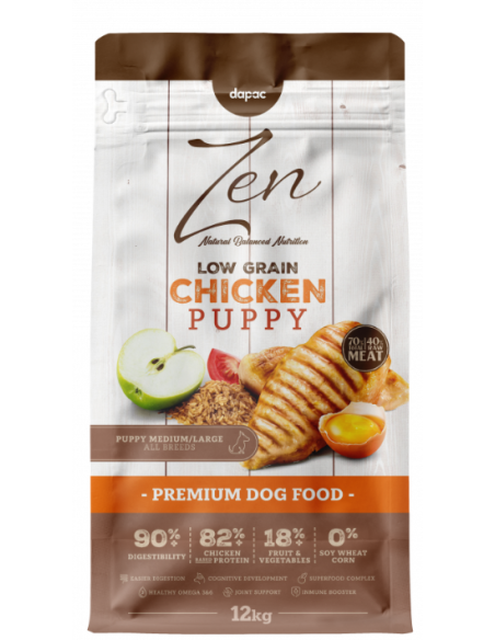zen pollo puppy medium large low grain
