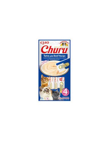 ciao churu snack gato crema suave atún/ternera