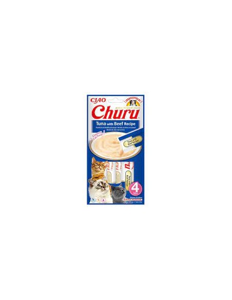 ciao churu snack gato crema suave atún/ternera