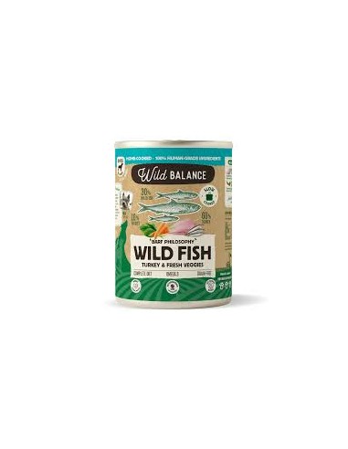 wild balance lata pescado y pavo con verduras...