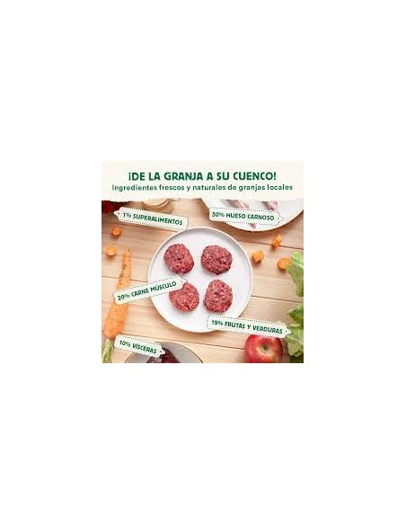 wild balance menú barf perro de pavo